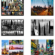 New York Panoramic Photo Magnets NYC 5x1.6 inch - Pack of 12
